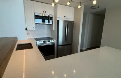 Streeterville condo complete kitchen and bathroom remodel at 111 E Chestnut -- open-concept design