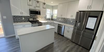 Logan Square kitchen under $50K dry bar