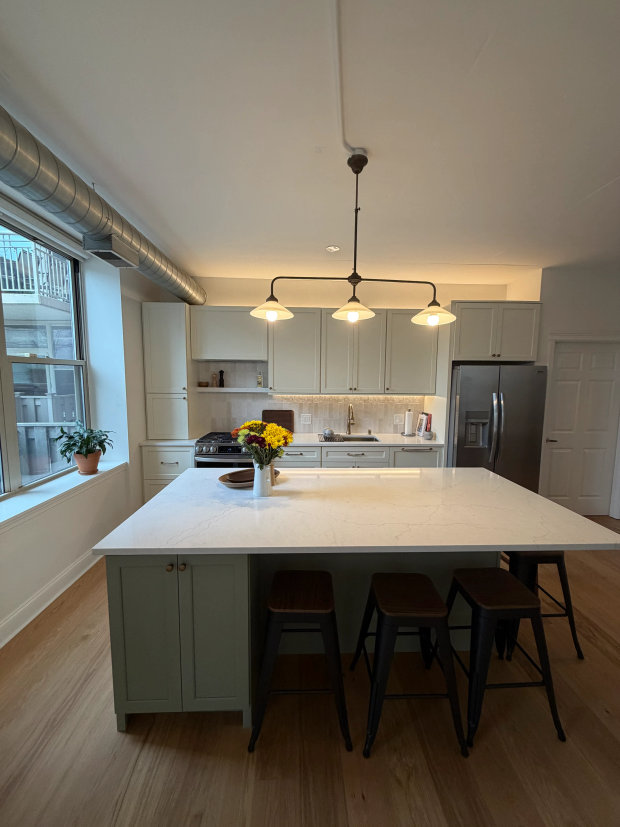 Assembly Squad Chicago kitchen remodel -- custom cabinetry installation