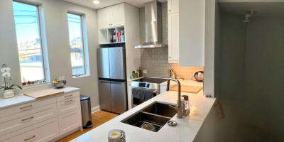 West Loop 1234 W Cottage open concept kitchen