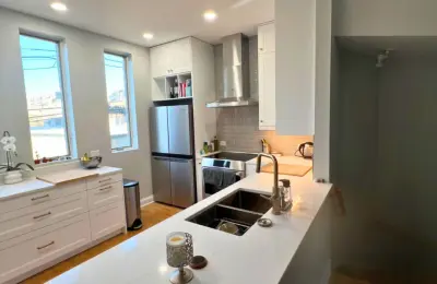 West Loop kitchen renovation at 1234 W Cottage Pl under $60K with MSI quartz and custom cabinets