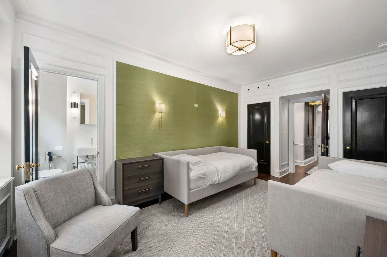 1242 N Lake Shore Drive renovated bathroom view -- Gold Coast pre-war co-op renovation Chicago