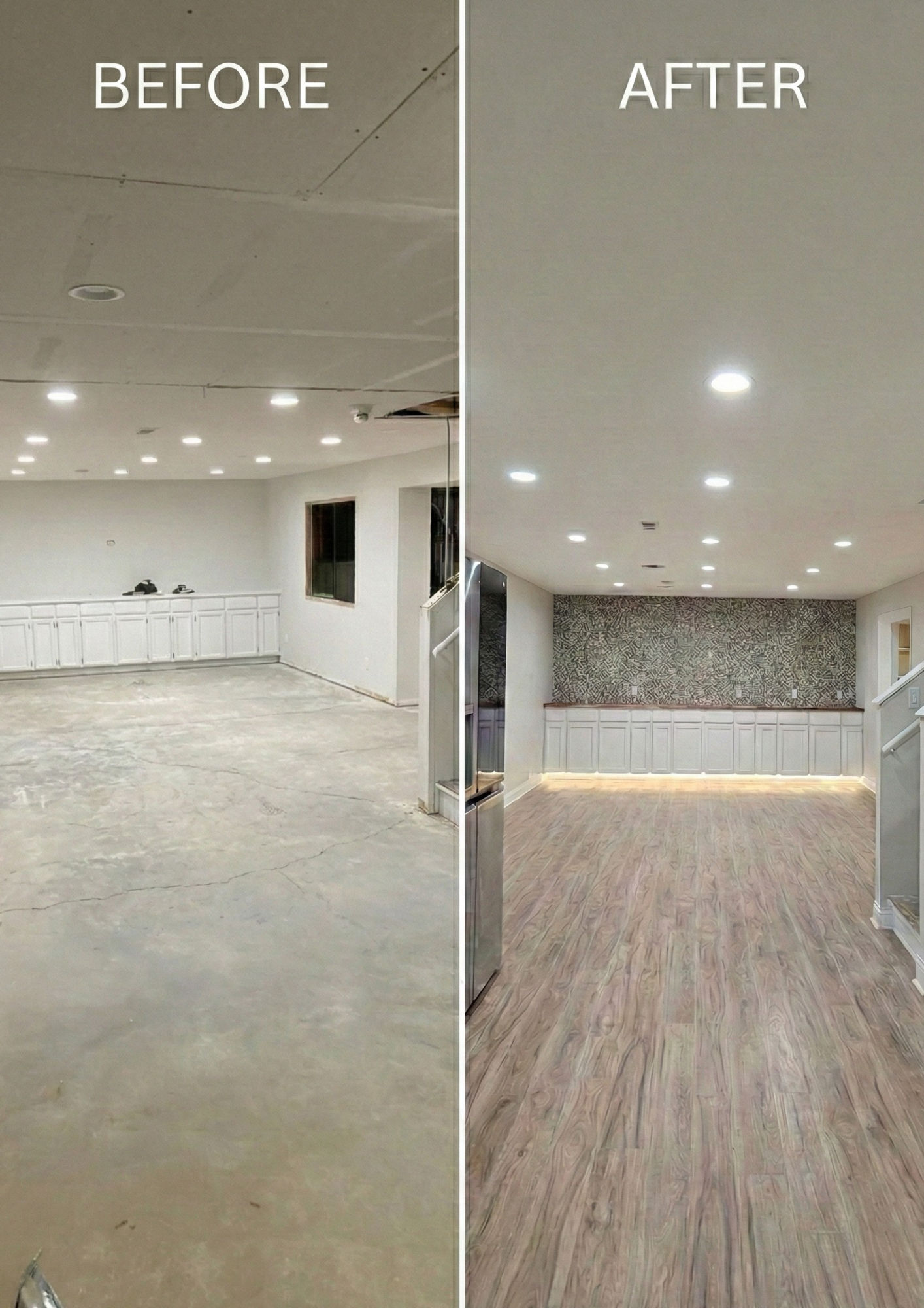 Finished basement remodel in Wicker Park Chicago 2026