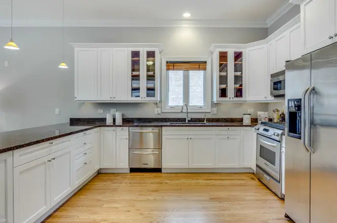 Logan Square kitchen before renovation - original layout