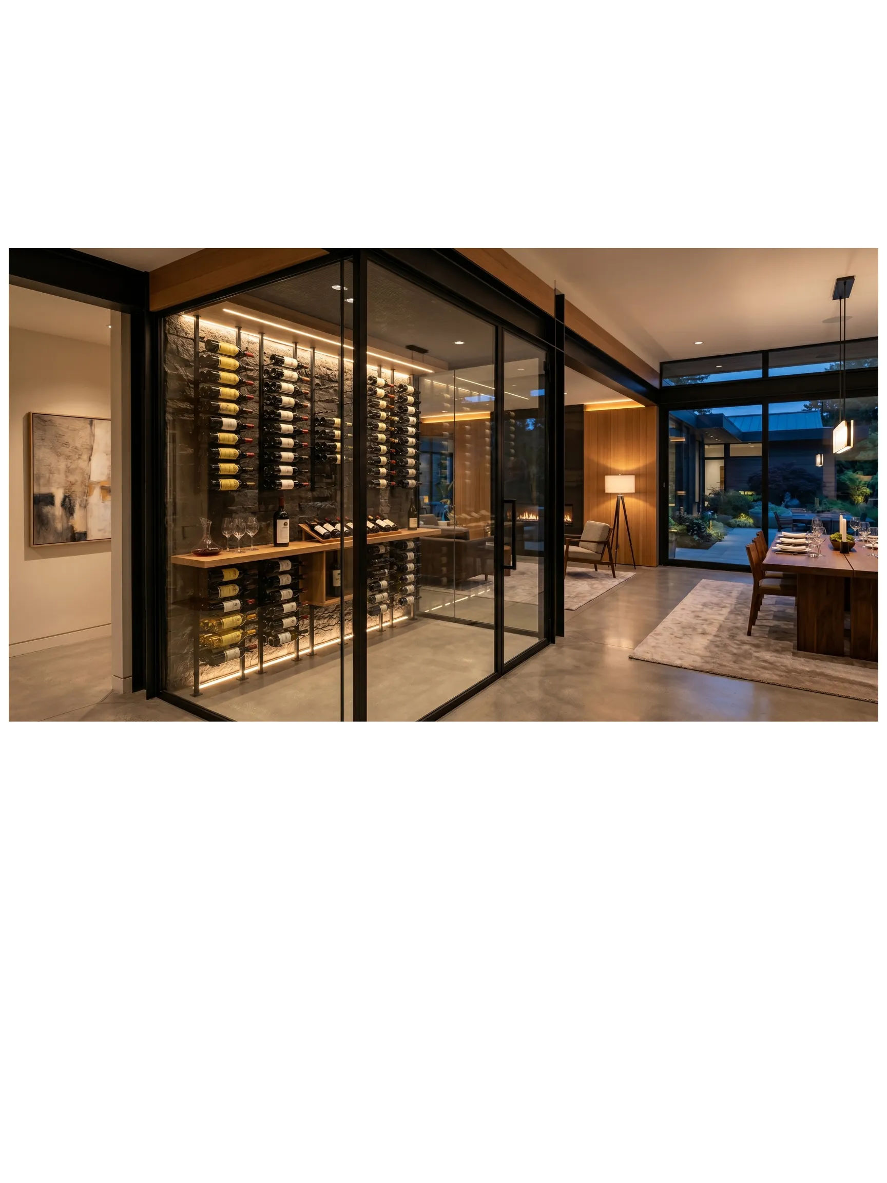 Wine cellar and wine room design in Chicago -- Assembly Squad design-build