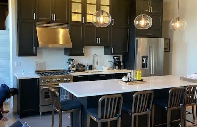 West Loop loft IKEA kitchen renovation by Assembly Squad