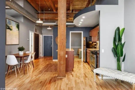 1632 S Indiana South Loop original kitchen before renovation view 4 Chicago