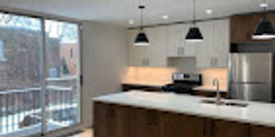 Chicago open concept townhouse kitchen wall removal