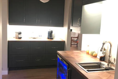 Two-tone cabinet design Lincoln Park luxury kitchen renovation Chicago