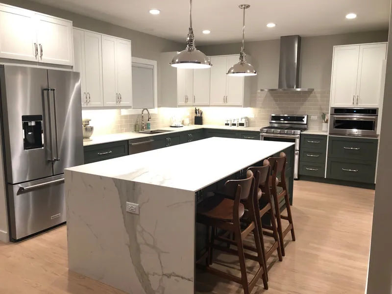 Complete IKEA kitchen renovation and remodeling services in Chicago including demolition, electrical, and plumbing
