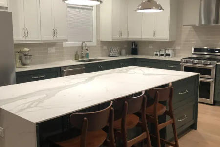 Wet bar area Lincoln Park luxury kitchen renovation Chicago