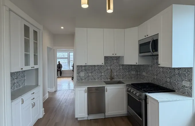 Logan Square three-flat whole home renovation on N Drake Ave by Assembly Squad