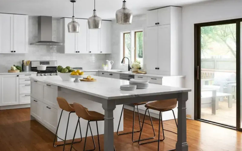 Winnetka kitchen after complete renovation