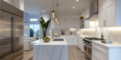 Lincoln Park 350 W Belden open concept kitchen