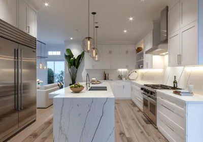 Cabinet samples Chicago showroom