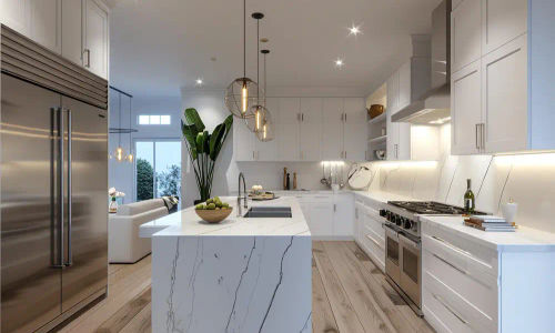 Custom cabinets manufactured in Illinois for Riverwoods homes