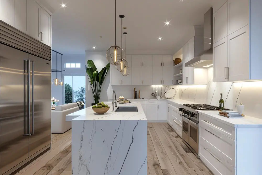 Lincoln Park brownstone kitchen renovation by Assembly Squad