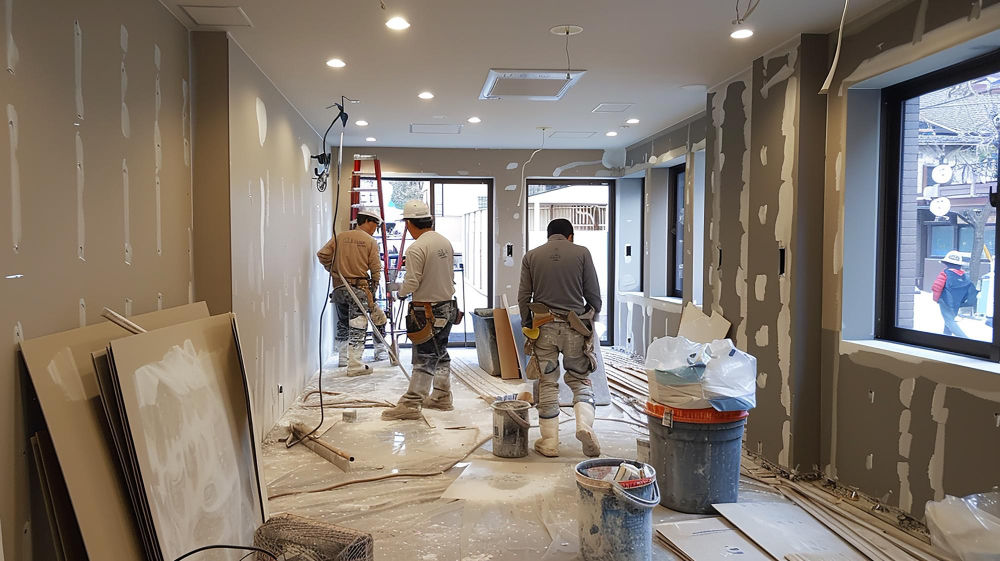 Lake Forest estate renovation - Historic home undergoing comprehensive renovation with Building Review Board approval