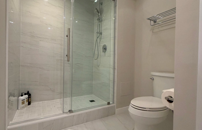 680 Lake Shore Drive bathroom after remodel