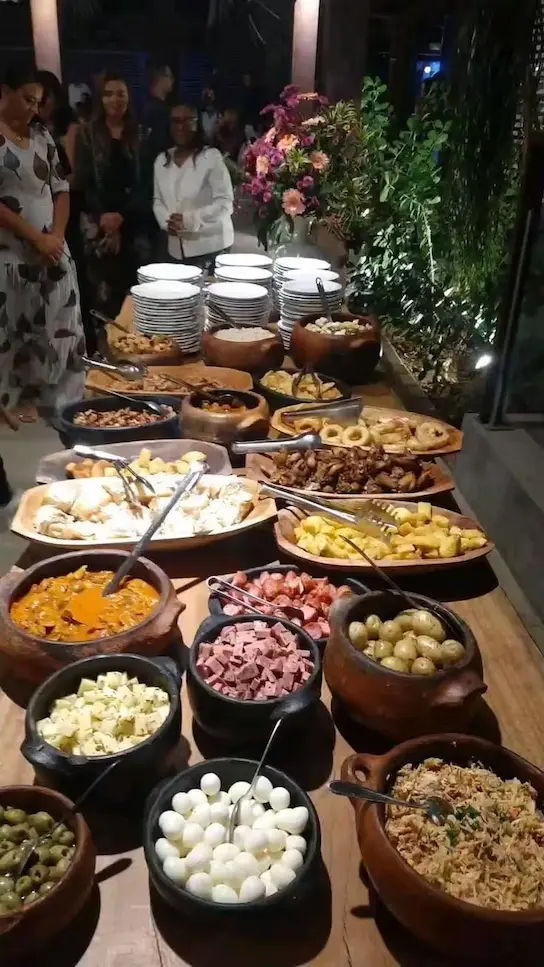 Lavish buffet for a dinner event