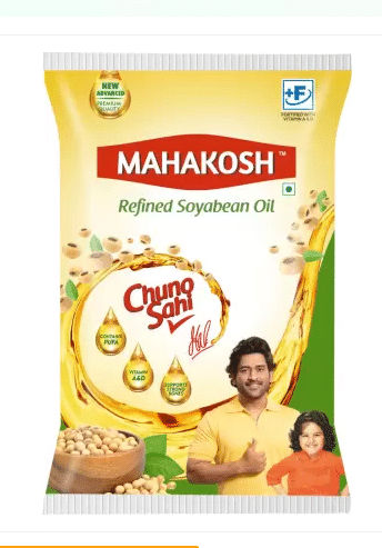 Mahakosh Refined Soyabean Oil Pouch (Soyabean tel)  (1L)