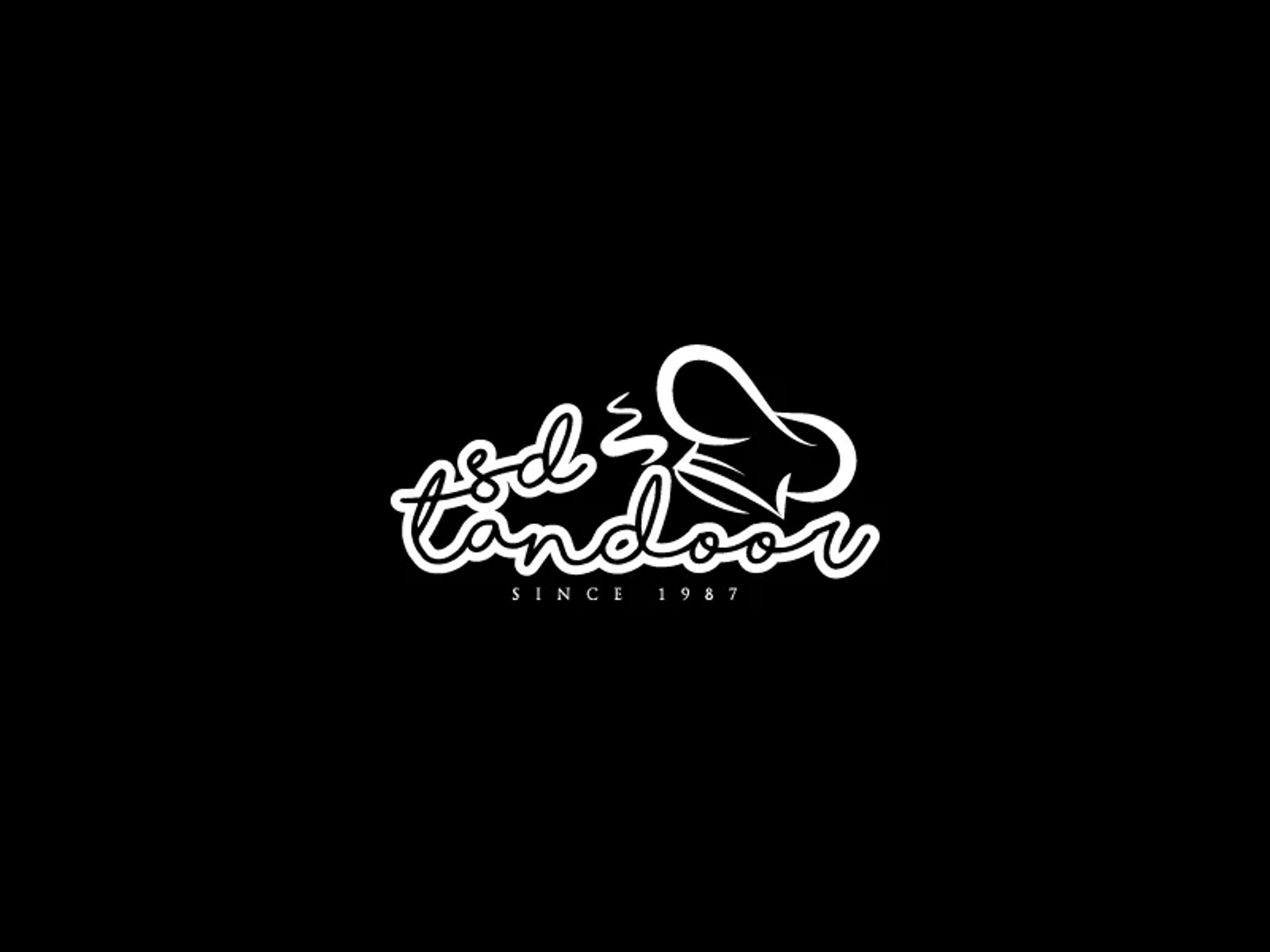 SD Tandoor logo — Dark background