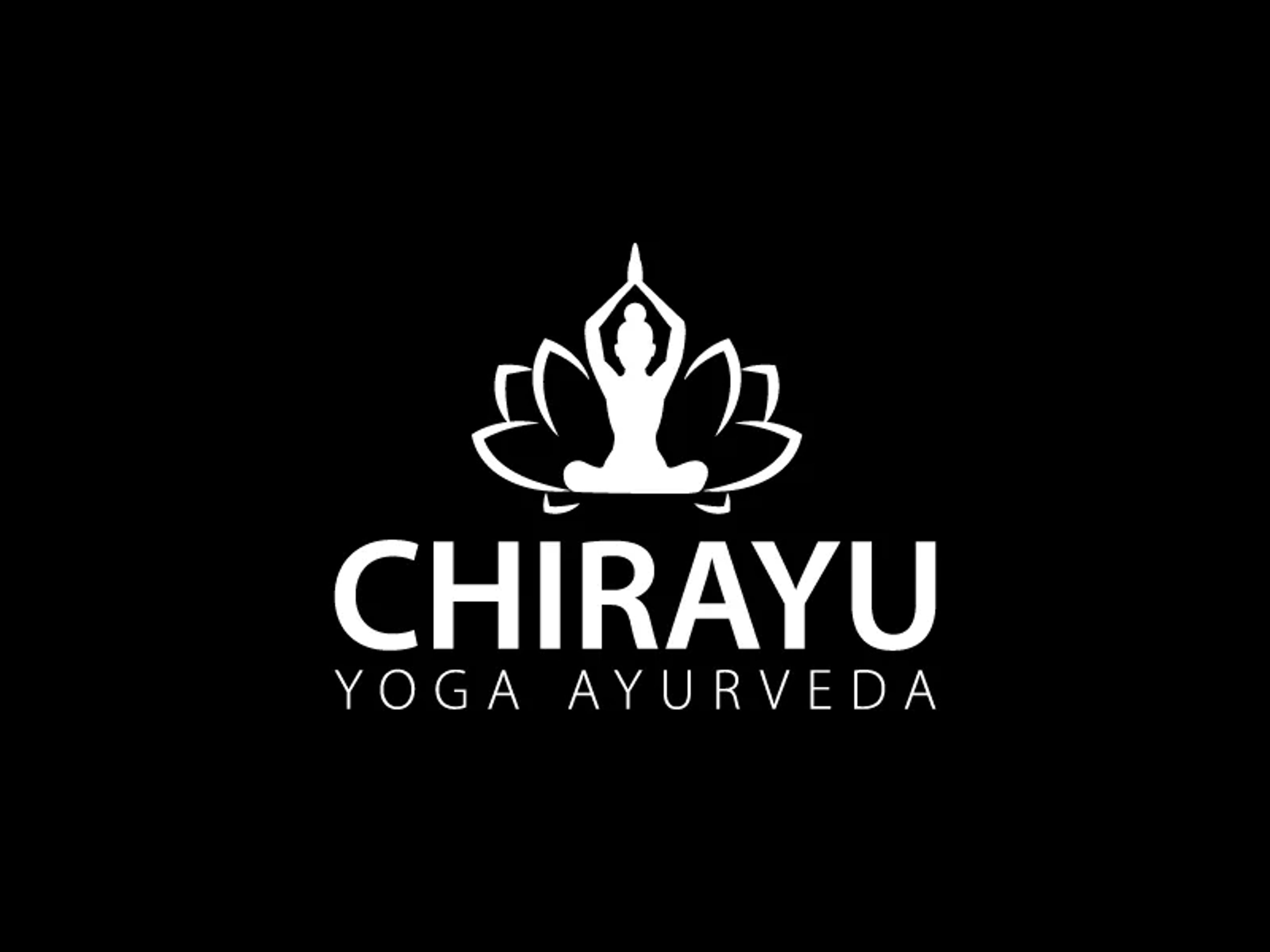 Chirayu logo — Dark background