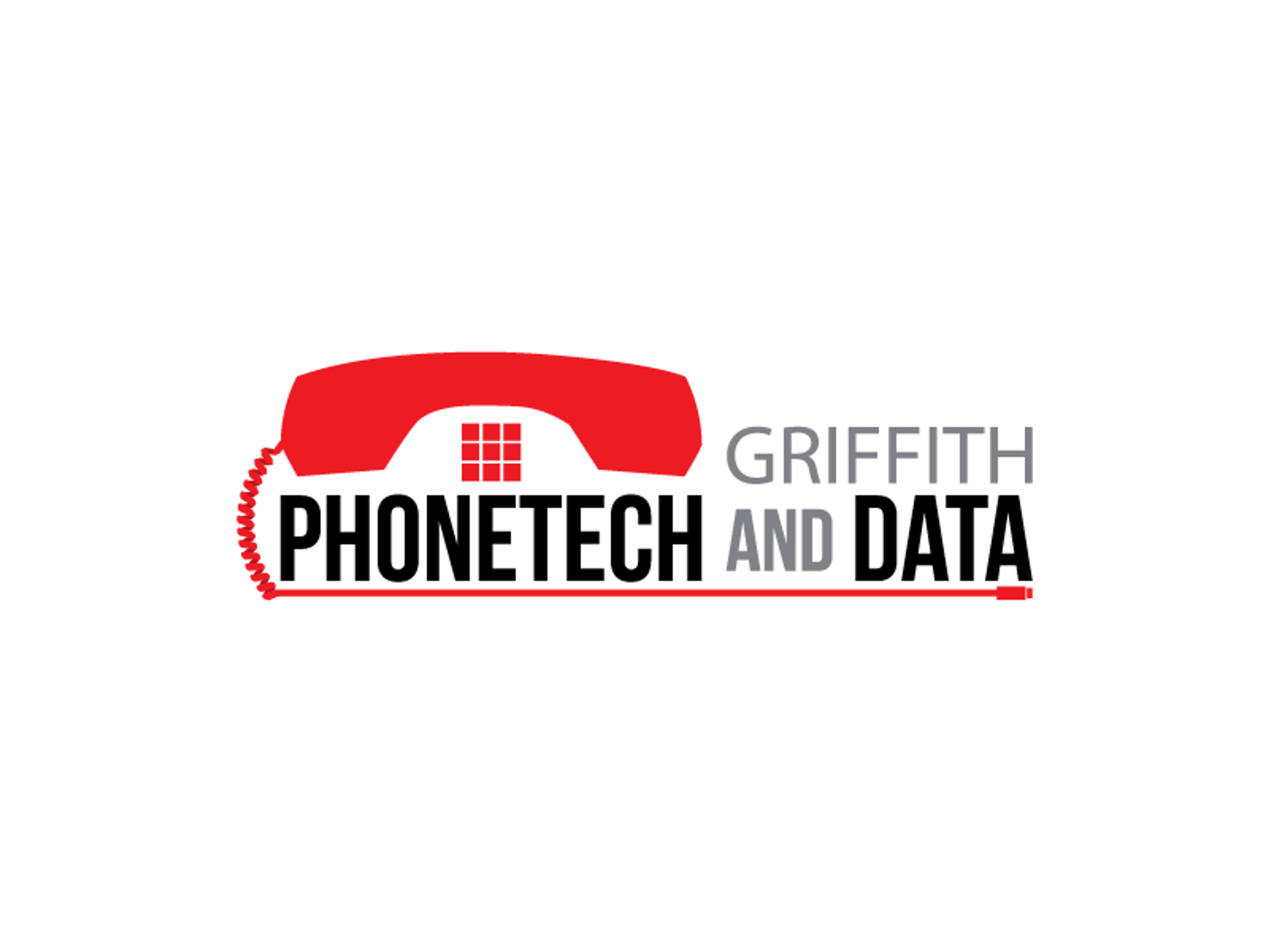 Griffith Phonetech & Data logo — Light background