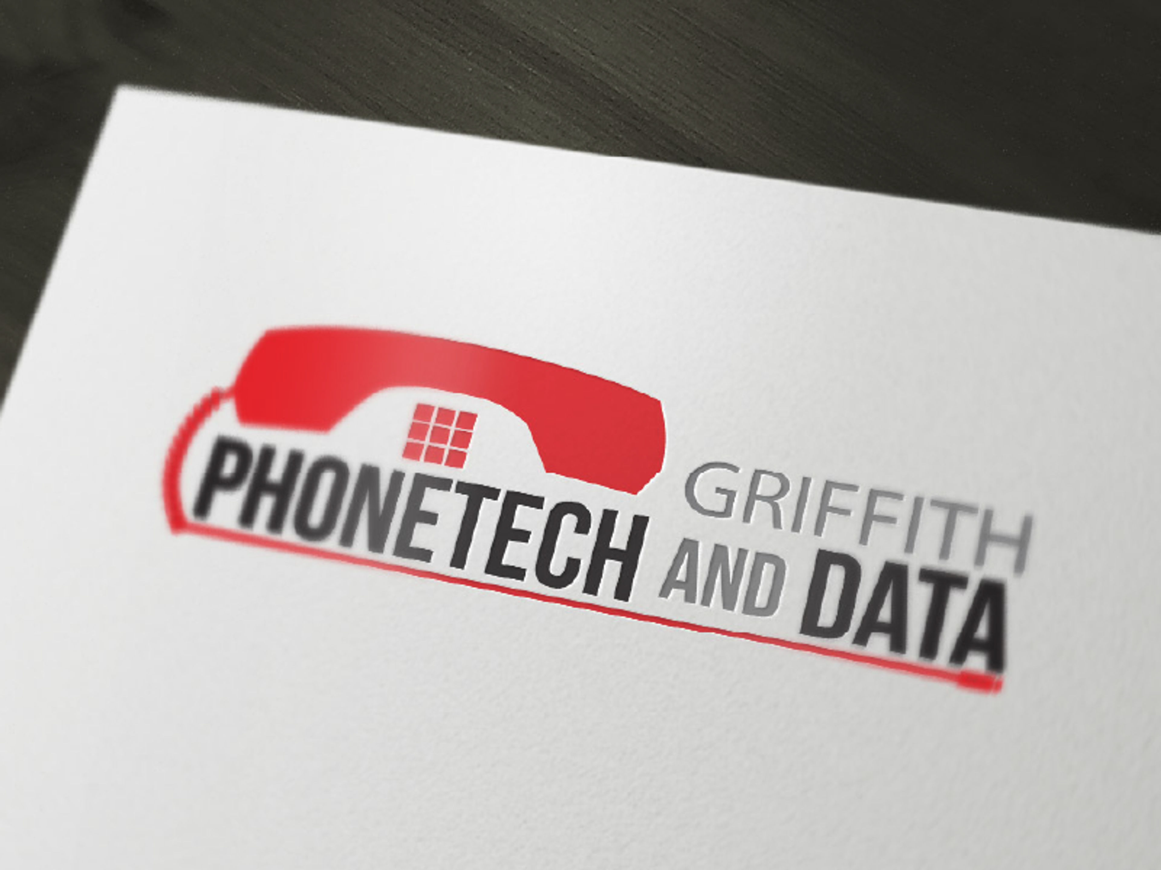 Griffith Phonetech & Data logo — Small size