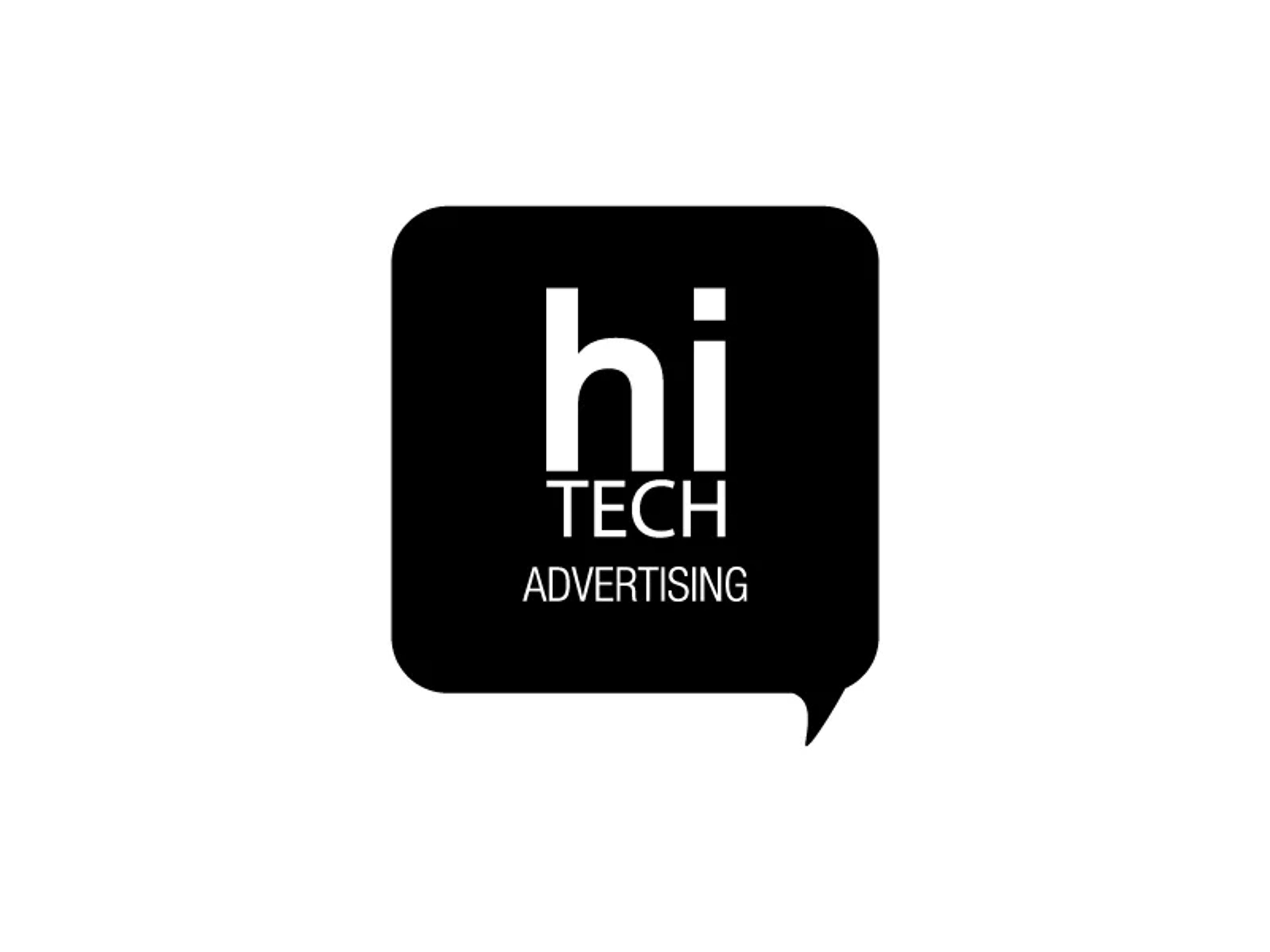 Hi-Tech Advertising logo — Vehicle wrap