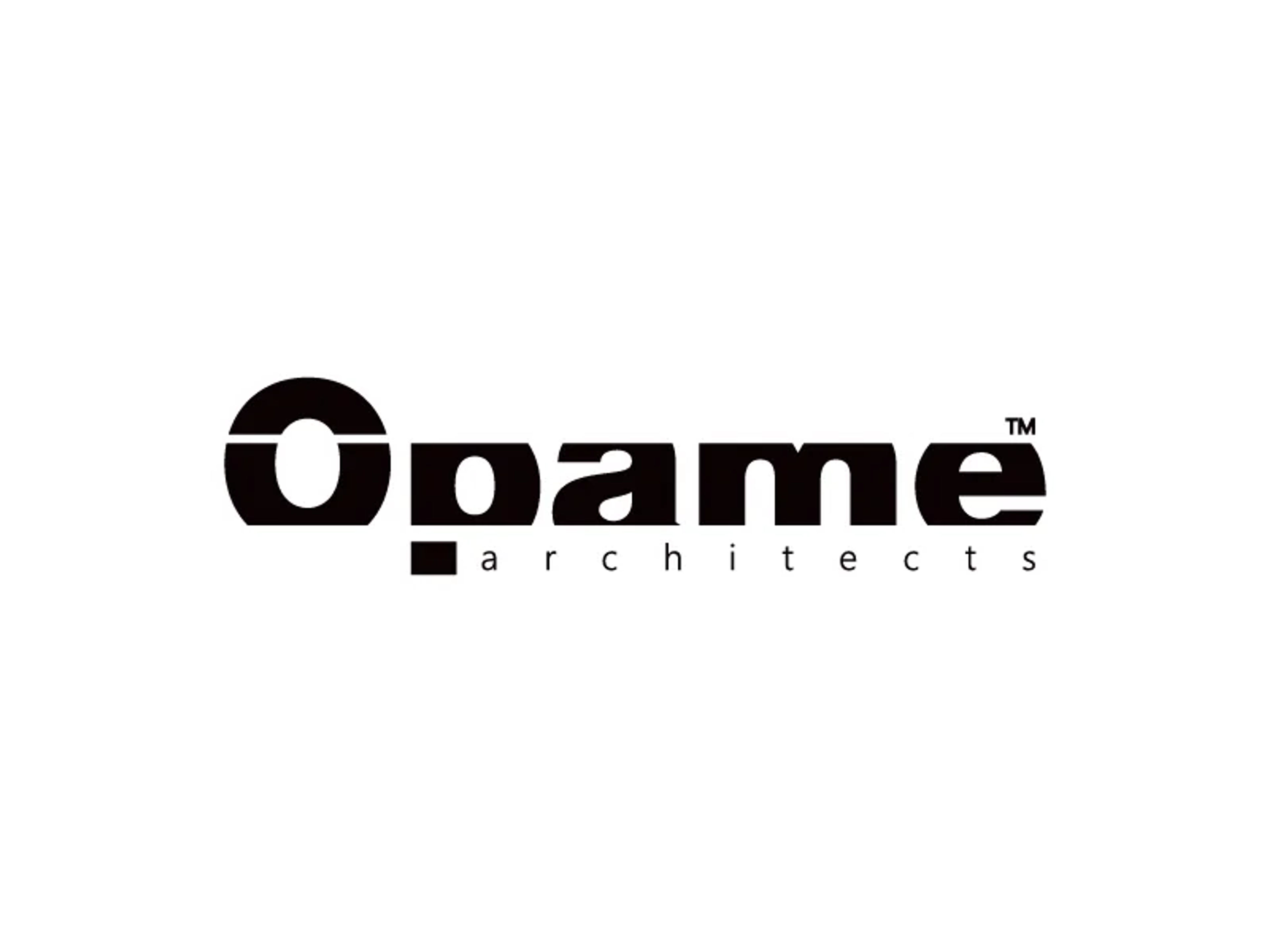 Opame Architects logo — Light background