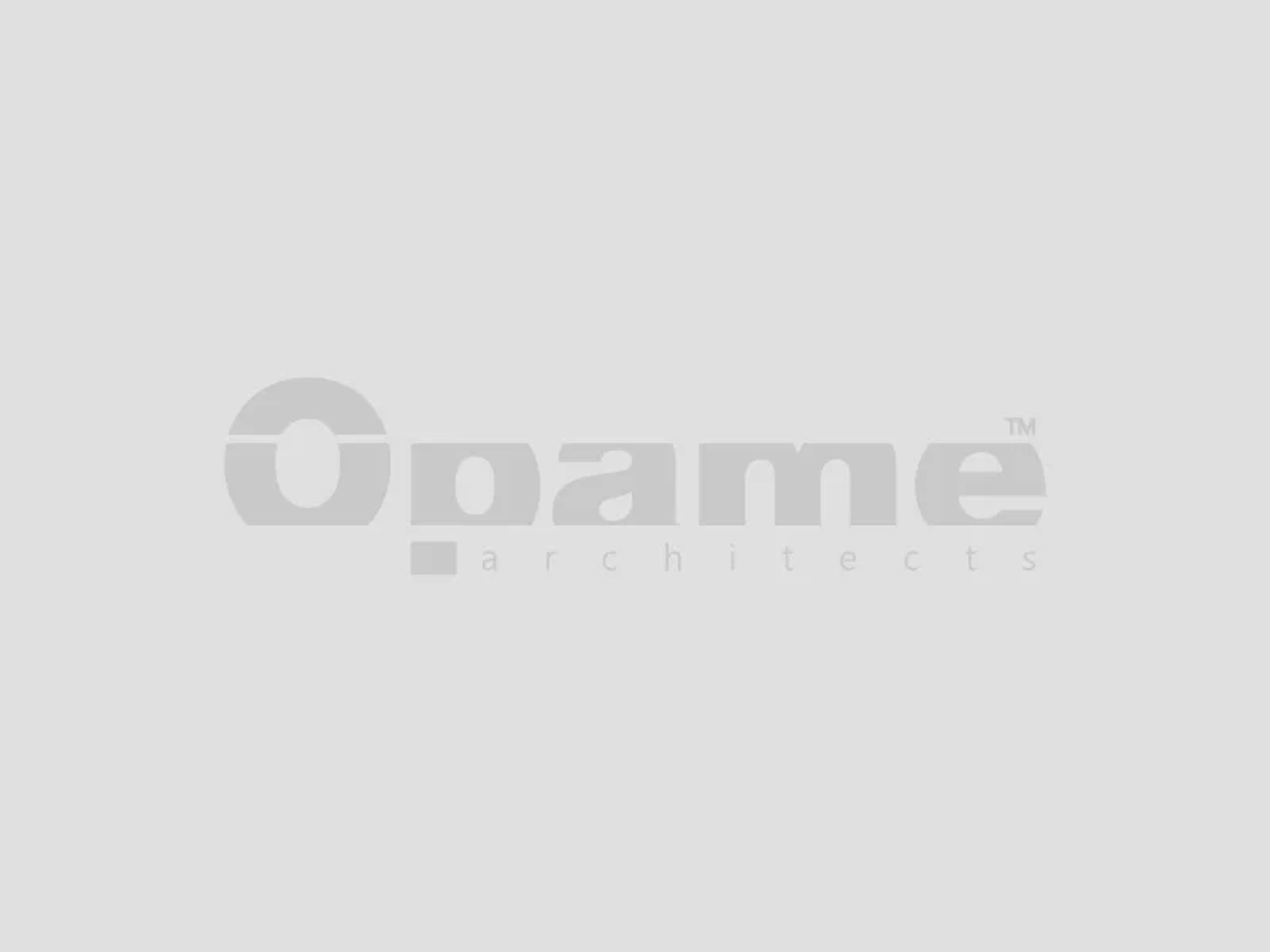 Opame Architects logo — Drawing title block