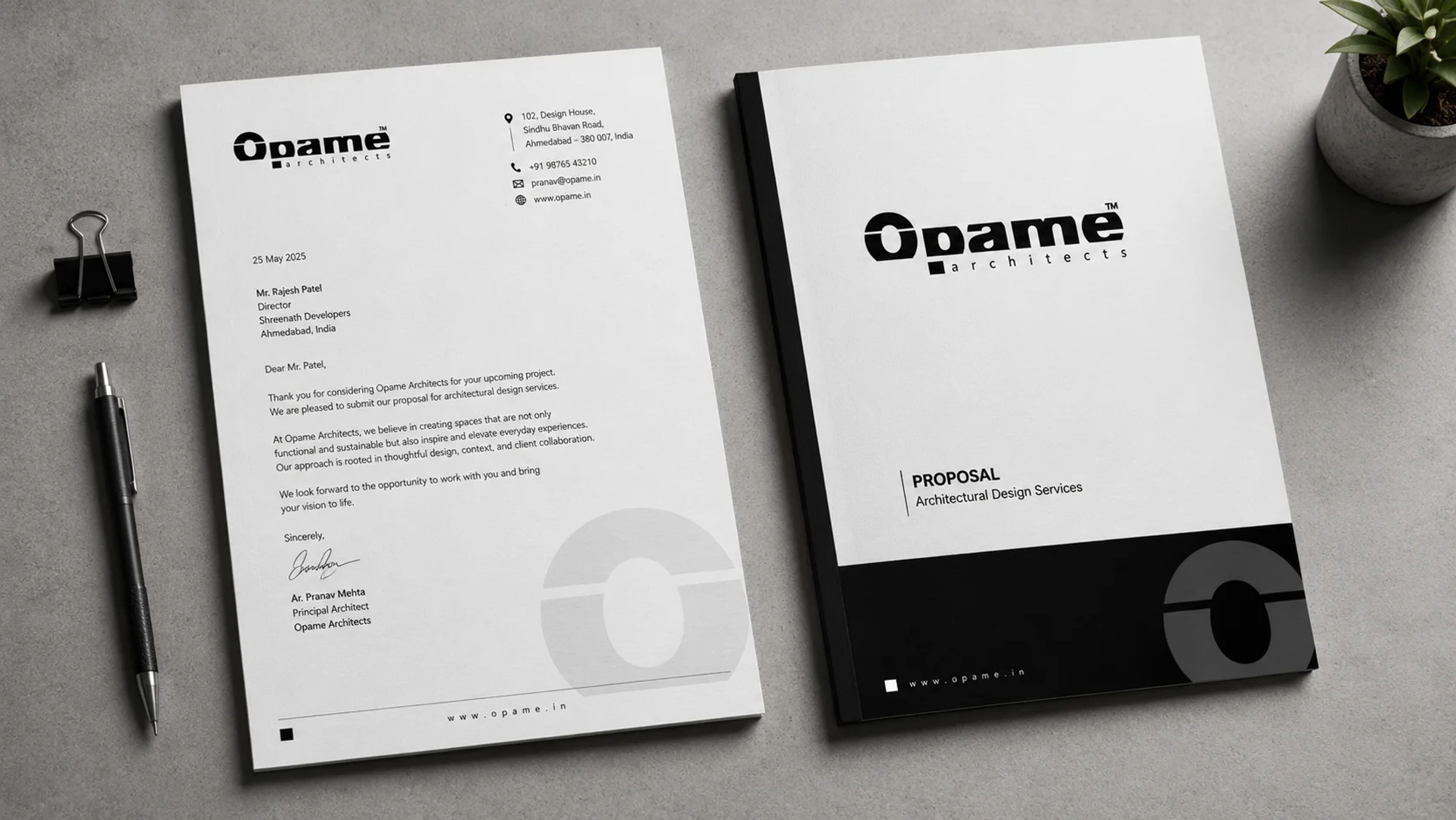Letterhead & Proposal Cover
