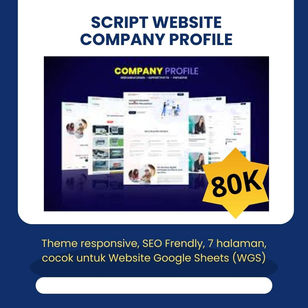 Script Theme Company Profile WGS