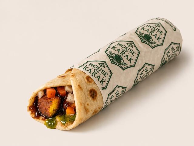Aloo Tikki Wrap