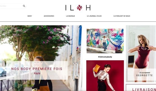 Site ecommerce ilohbody com r