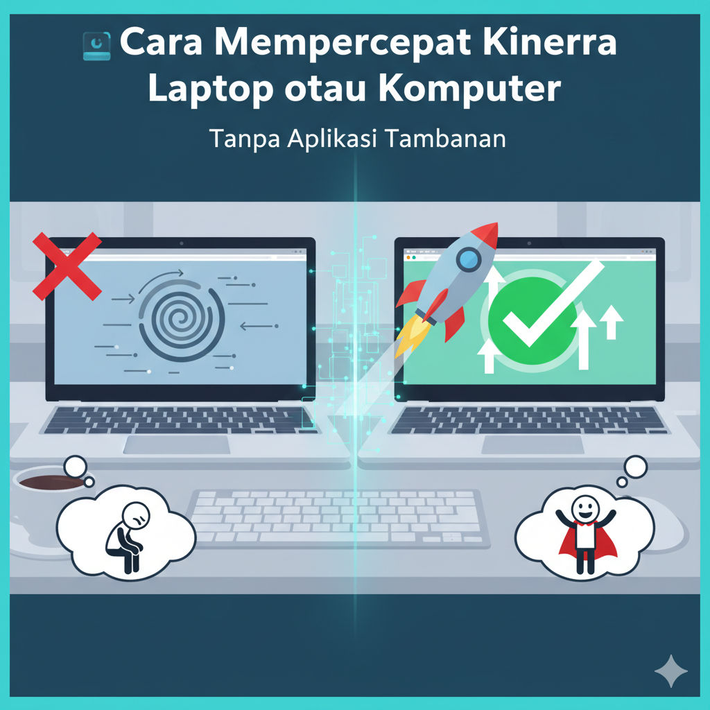 💻 Cara Mempercepat Kinerja Laptop atau Komputer Tanpa Aplikasi Tambahan