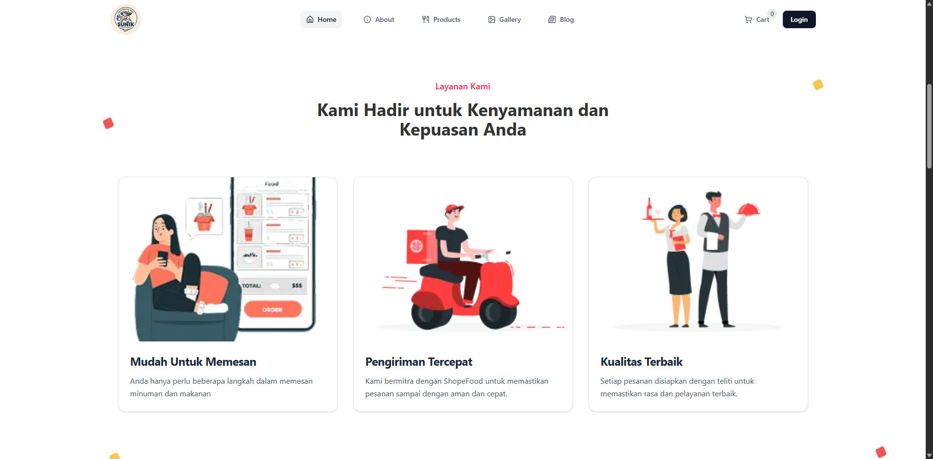 Sunik Yohan – Website Multi Page yang Menggoda Selera - Image 3