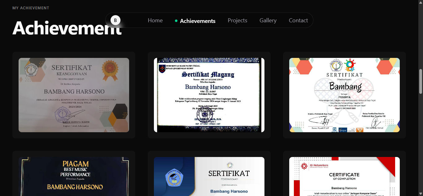 🌐 Bambang Harsono — A Modern Portfolio for a Full Stack Web Developer - Image 3