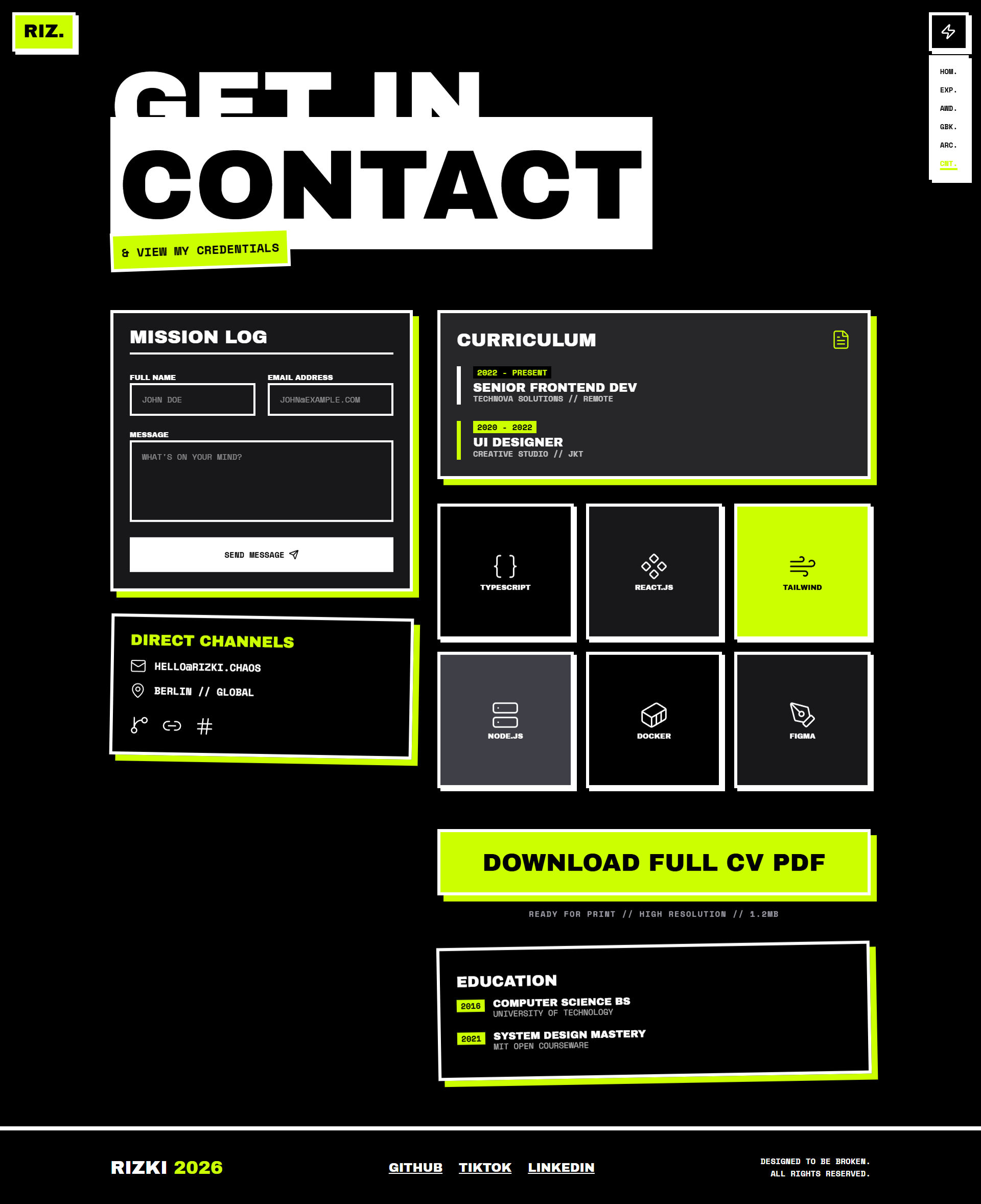 🚀 Portfolio Template Modern & Profesional - Image 6