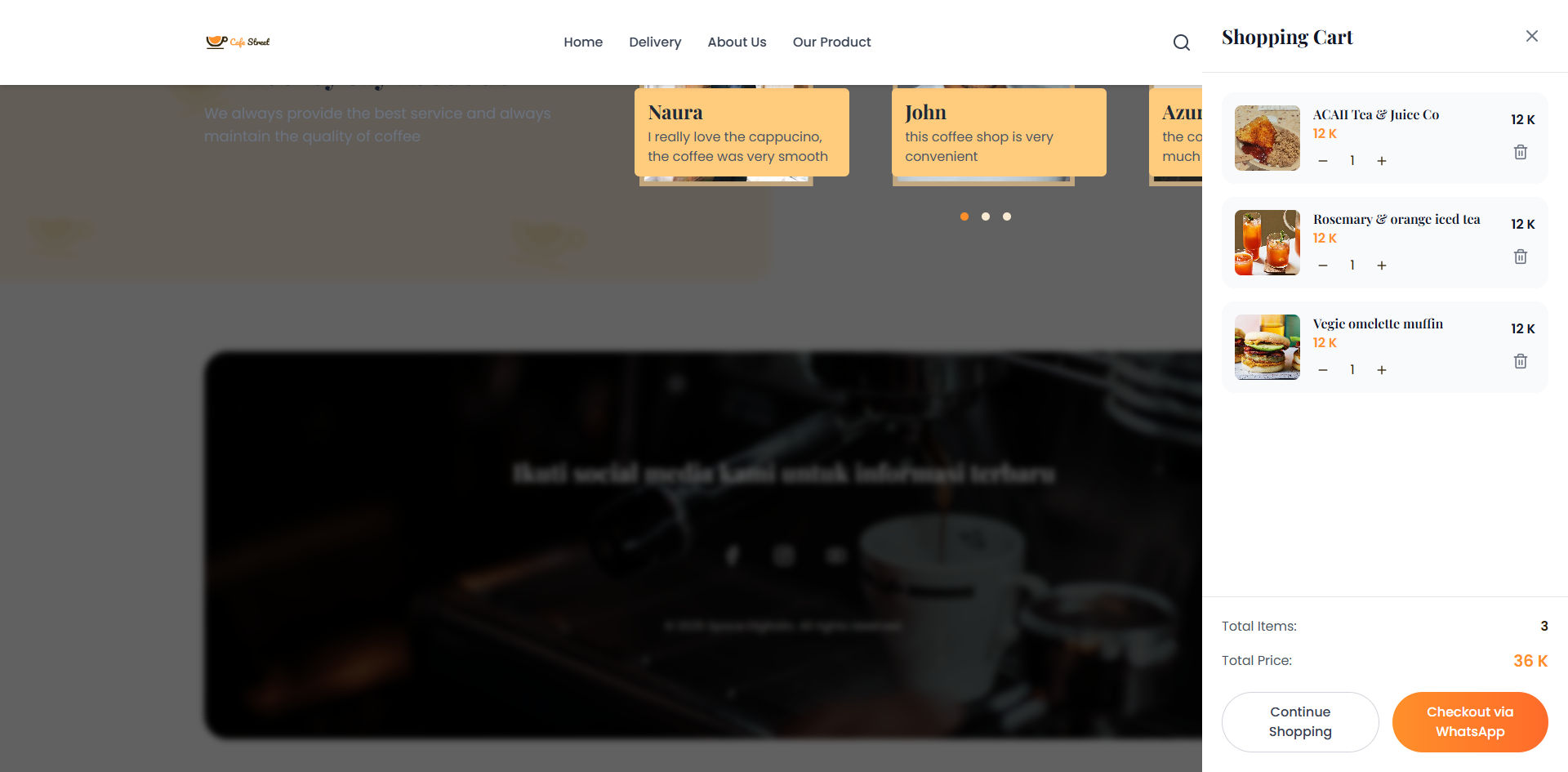 ☕ Coffee Street – Landing Page + CMS - Image 8
