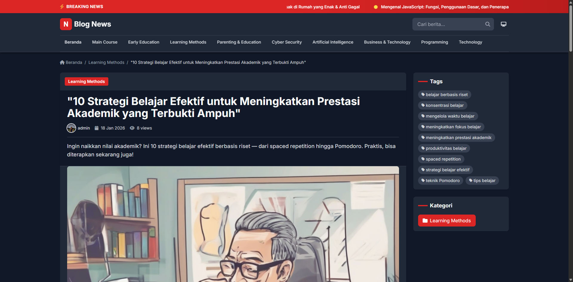 Portal Berita – CMS News Platform dengan AI Assistant - Image 2
