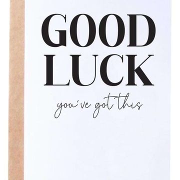 Good Luck Greeting Card