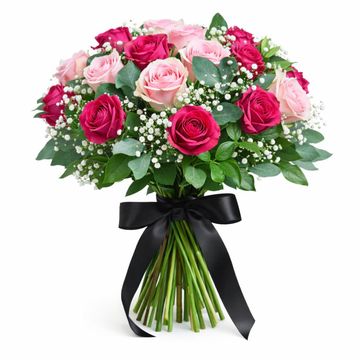 Dreaming in Pink Rose Bouquet | Flower Delivery Bedfordview – Gemma Bloom Fine Flowers