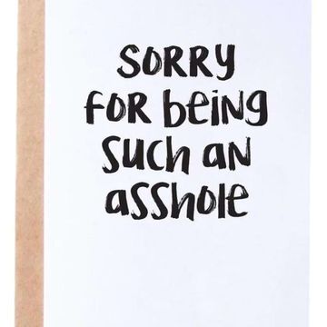 Im Sorry Card