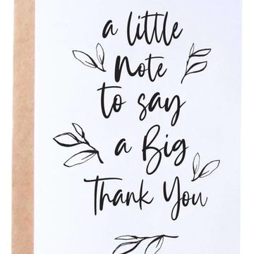 Thank you Greeting Card