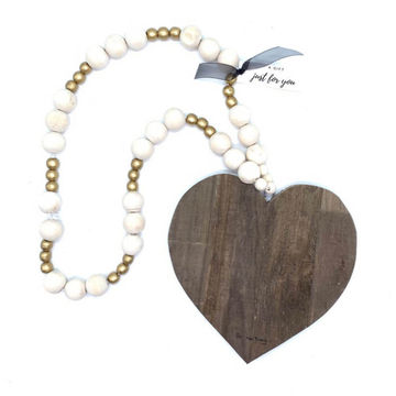 Blessing Beads with a Wooden Heart - A Thoughtful gift for every occasion