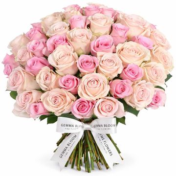 Blush Pink Rose Bouquet | Gemma Bloom fine flowers