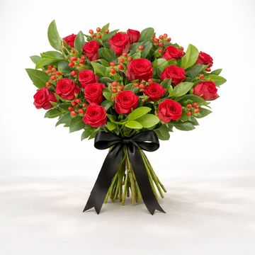 PS I love U - Red Rose Bouquet |12, 24, 36 & 50 Roses