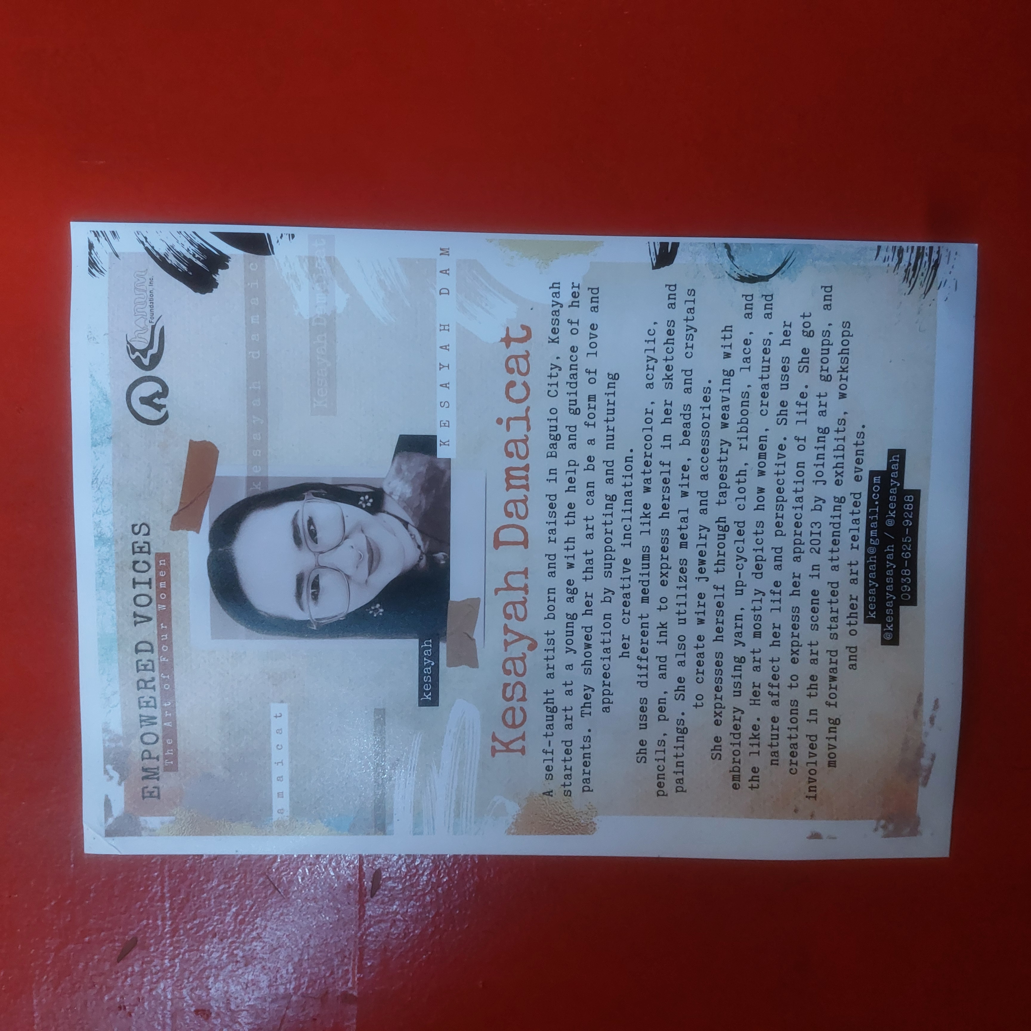 Kesayah Damaicat's poster.